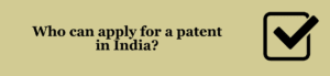 Patent in India