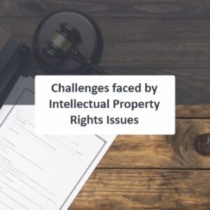 Challenges faced by Intellectual Property Rights Issues